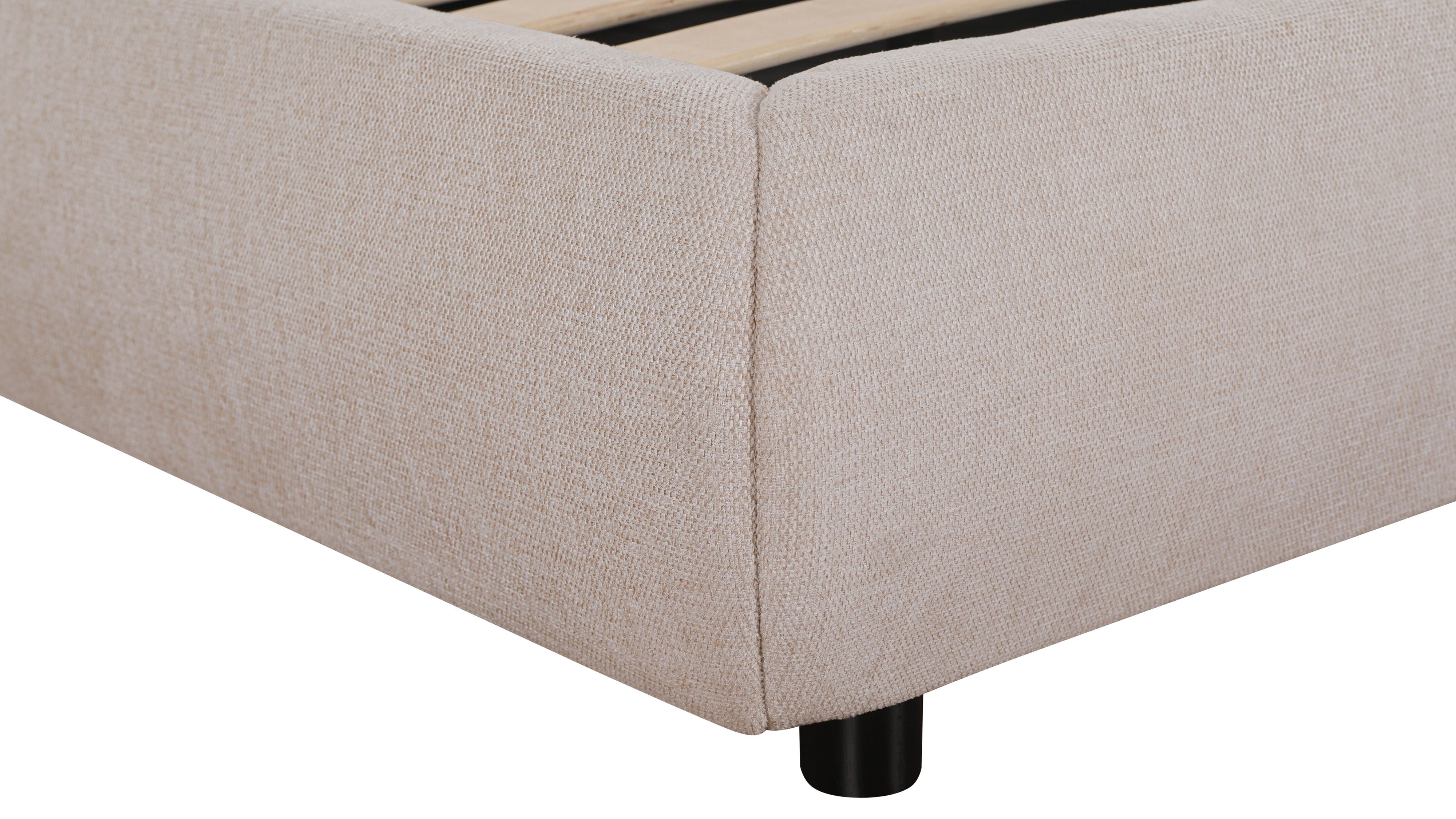 Dream Storage Bed With Tall Headboard, Queen, Latte