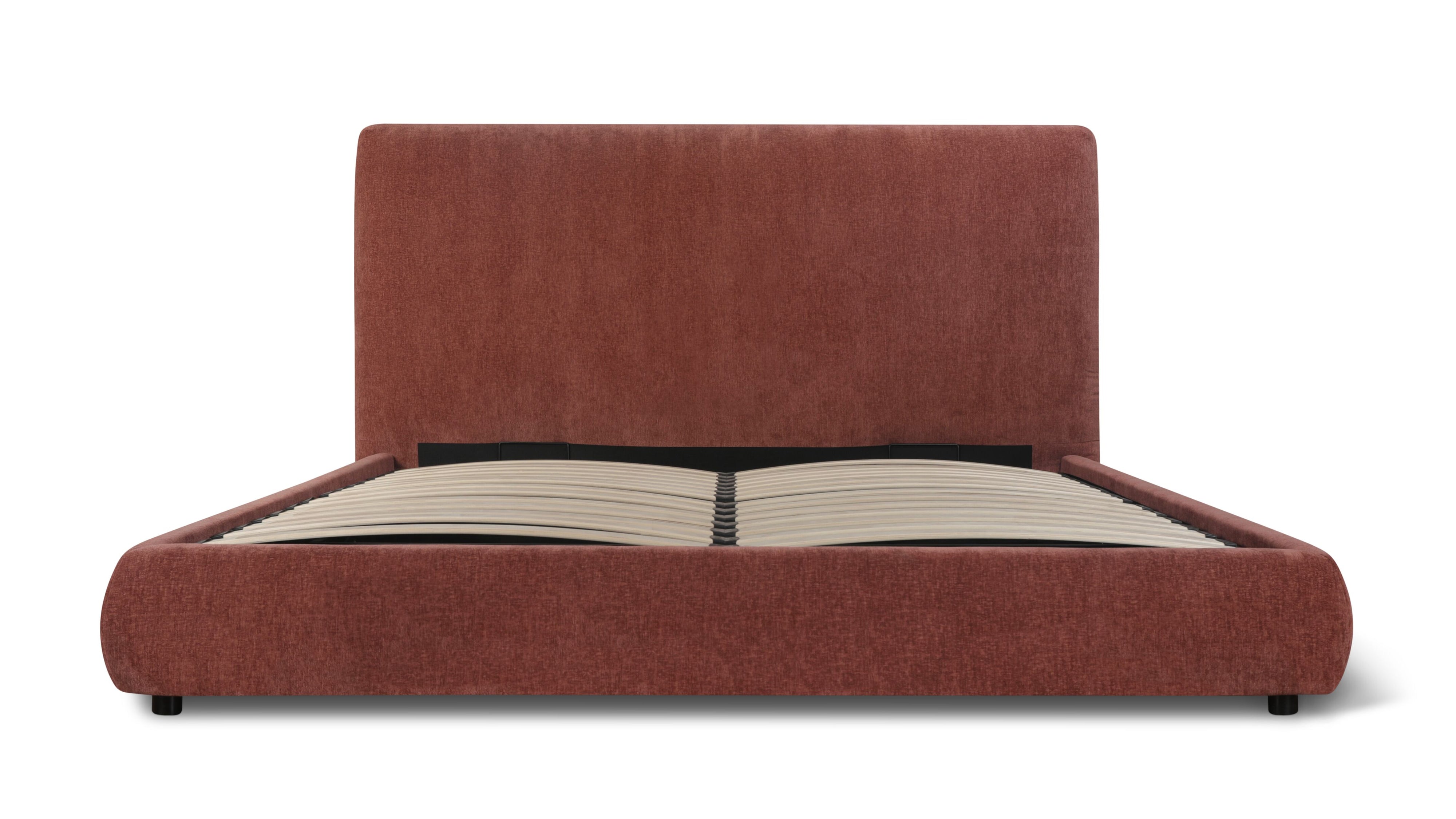 Dream Storage Bed With Tall Headboard, Queen, Toffee