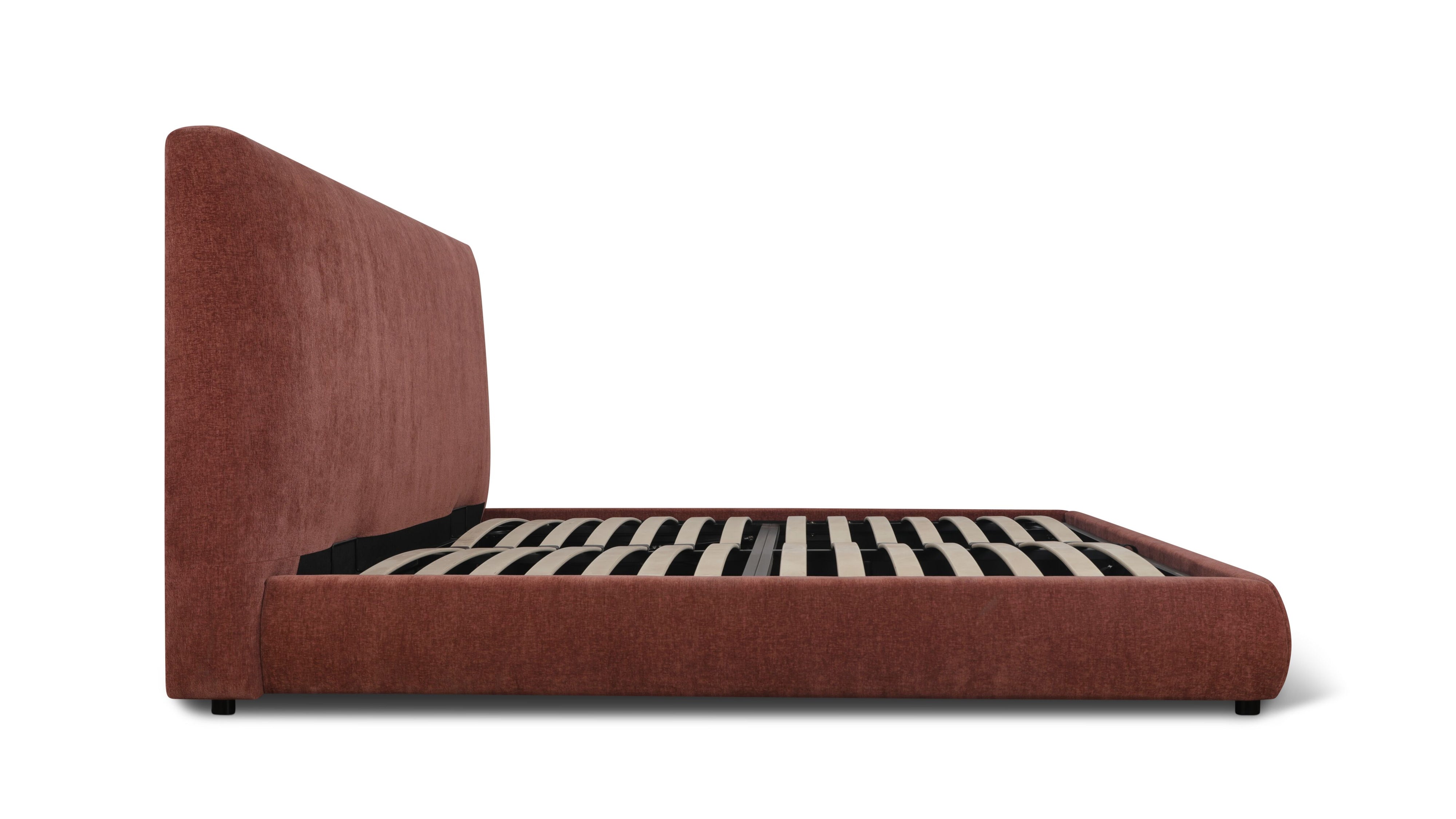 Dream Storage Bed With Tall Headboard, Queen, Toffee