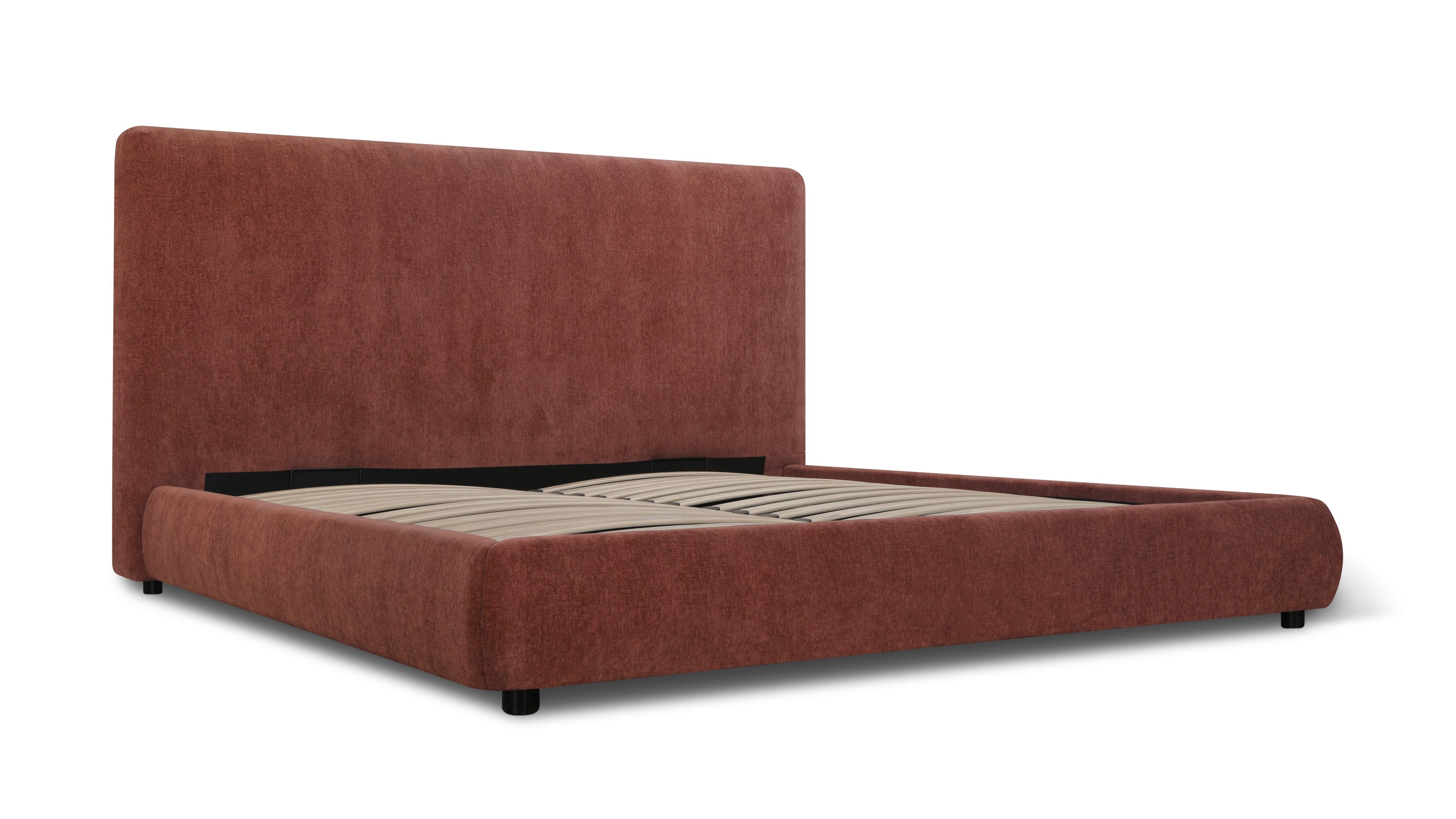 Dream Storage Bed With Tall Headboard, King, Toffee