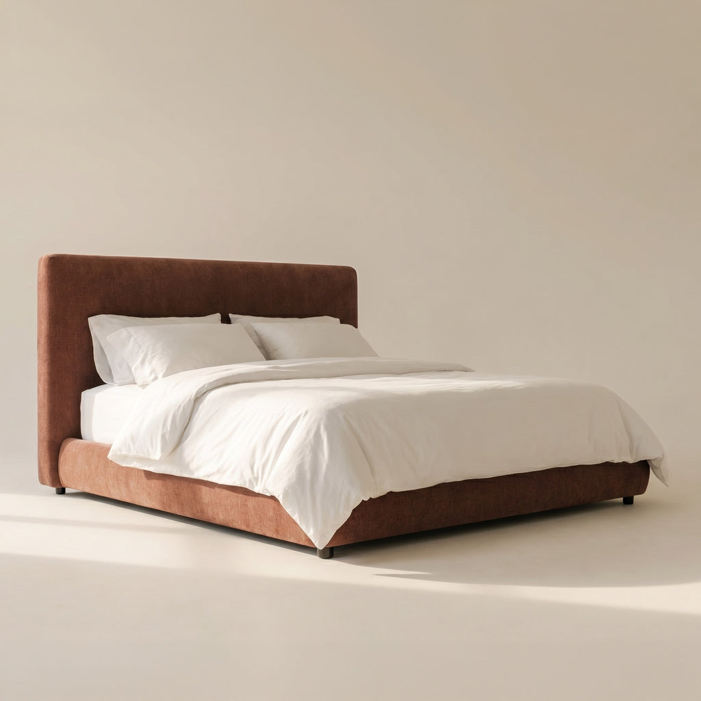 Dream Storage Bed With Tall Headboard, King, Toffee