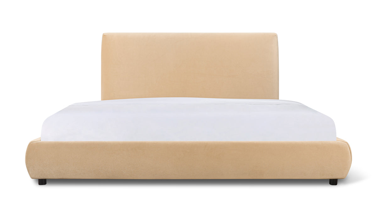 Dream Storage Bed With Tall Headboard, King, Honey