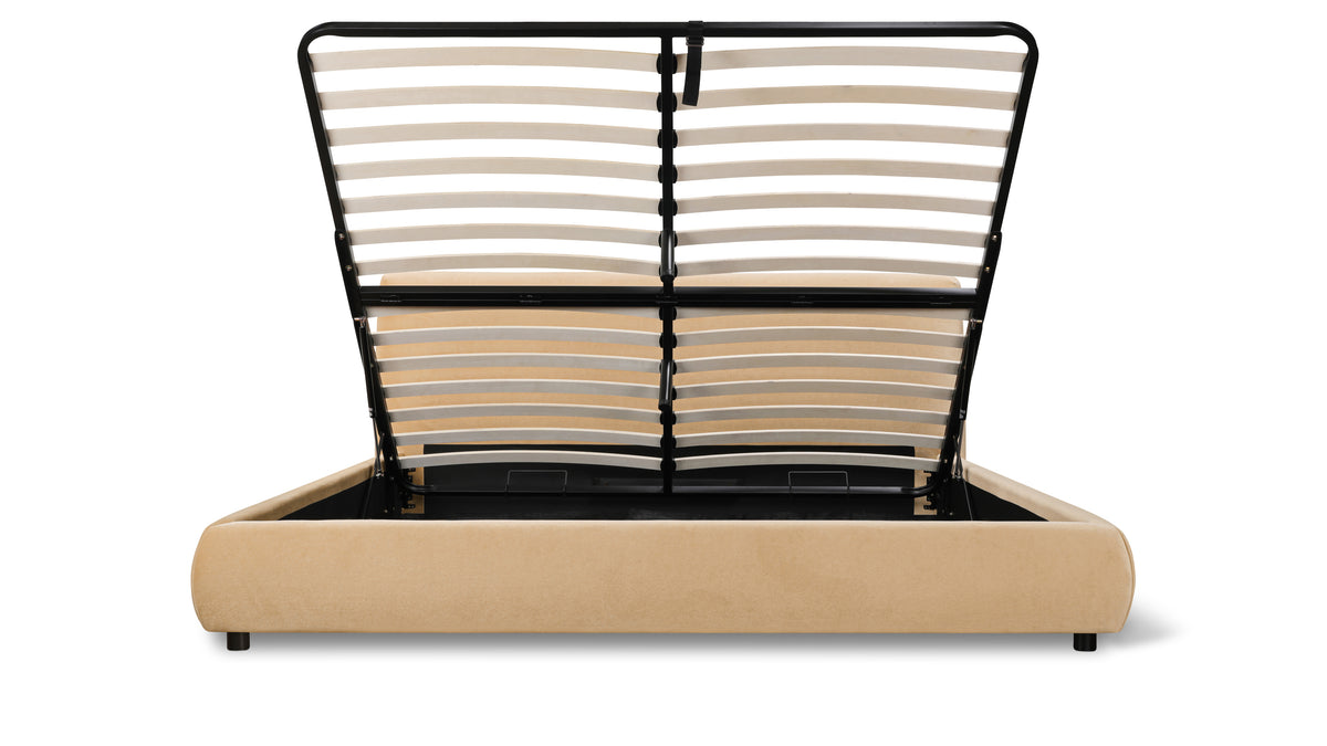 Dream Storage Bed, King, Honey