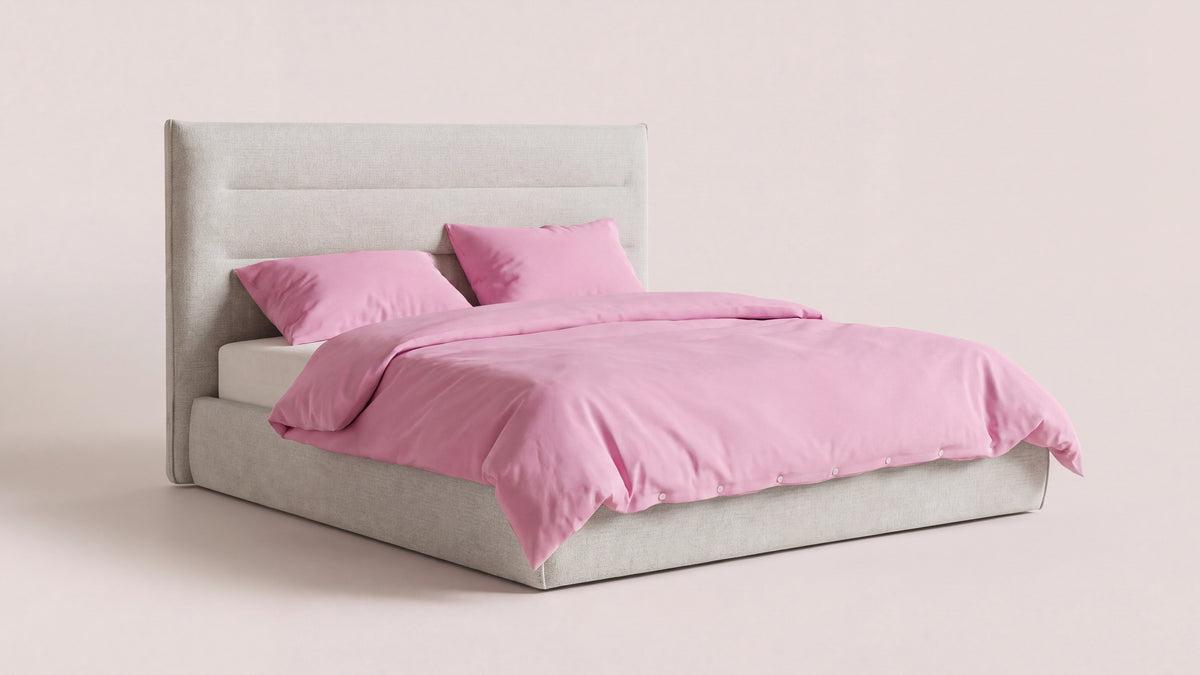 Slumber Storage Bed, King, Nougat