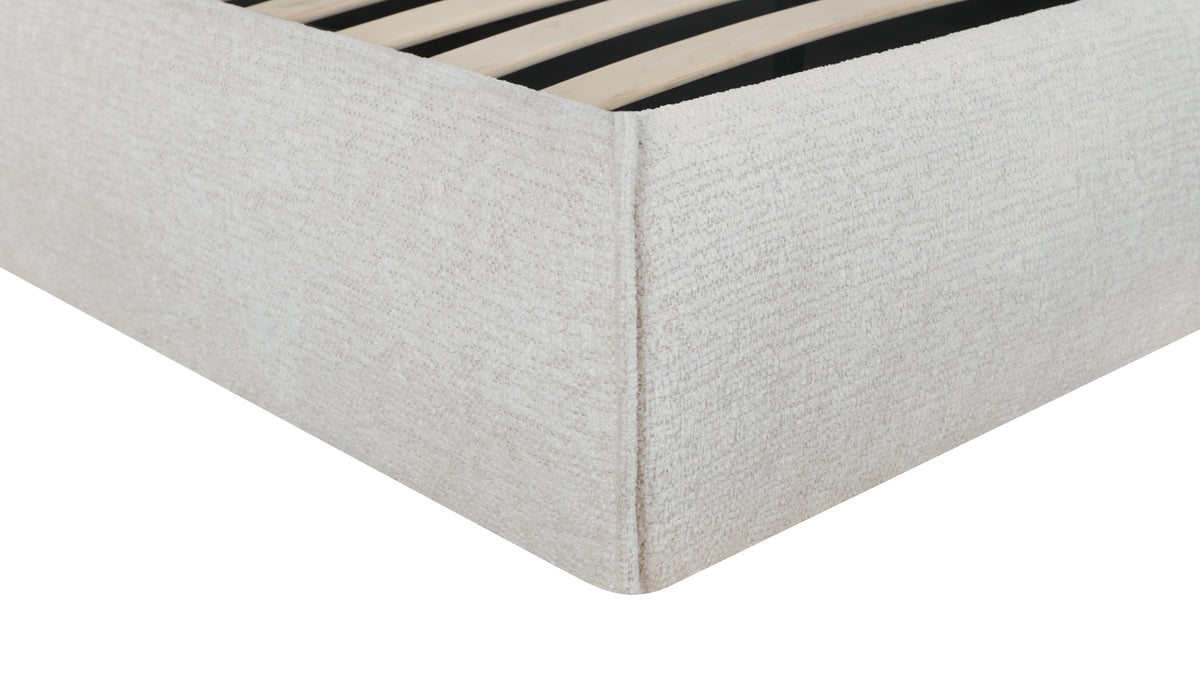Slumber Storage Bed, King, Nougat