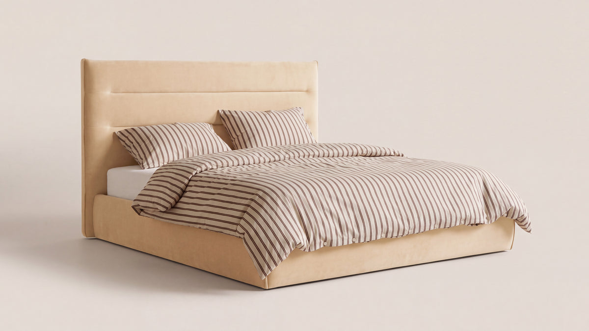 Slumber Storage Bed, King, Honey