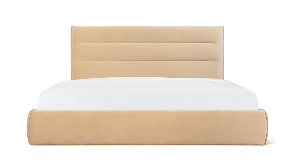 Slumber Storage Bed, King, Honey