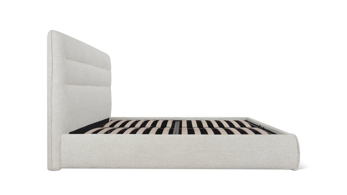 Slumber Storage Bed, Queen, Nougat