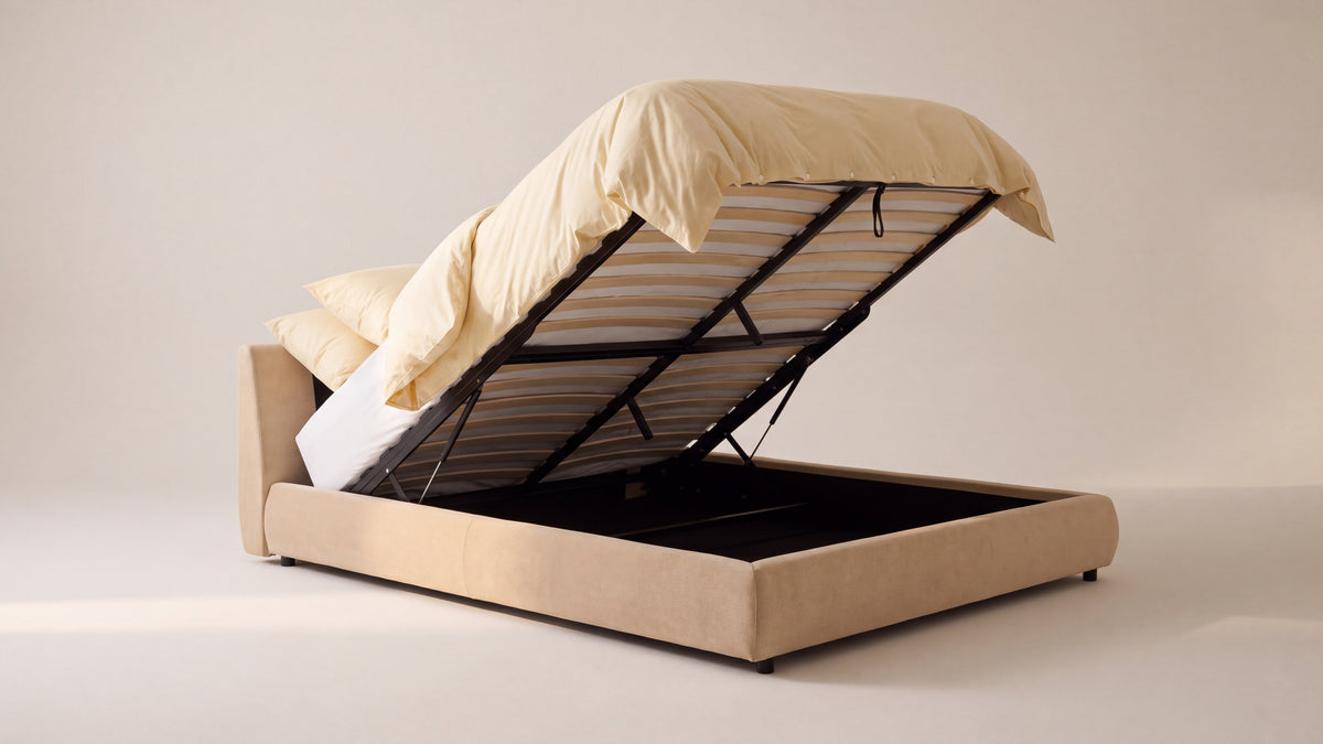Cloud Storage Bed, Queen, Honey