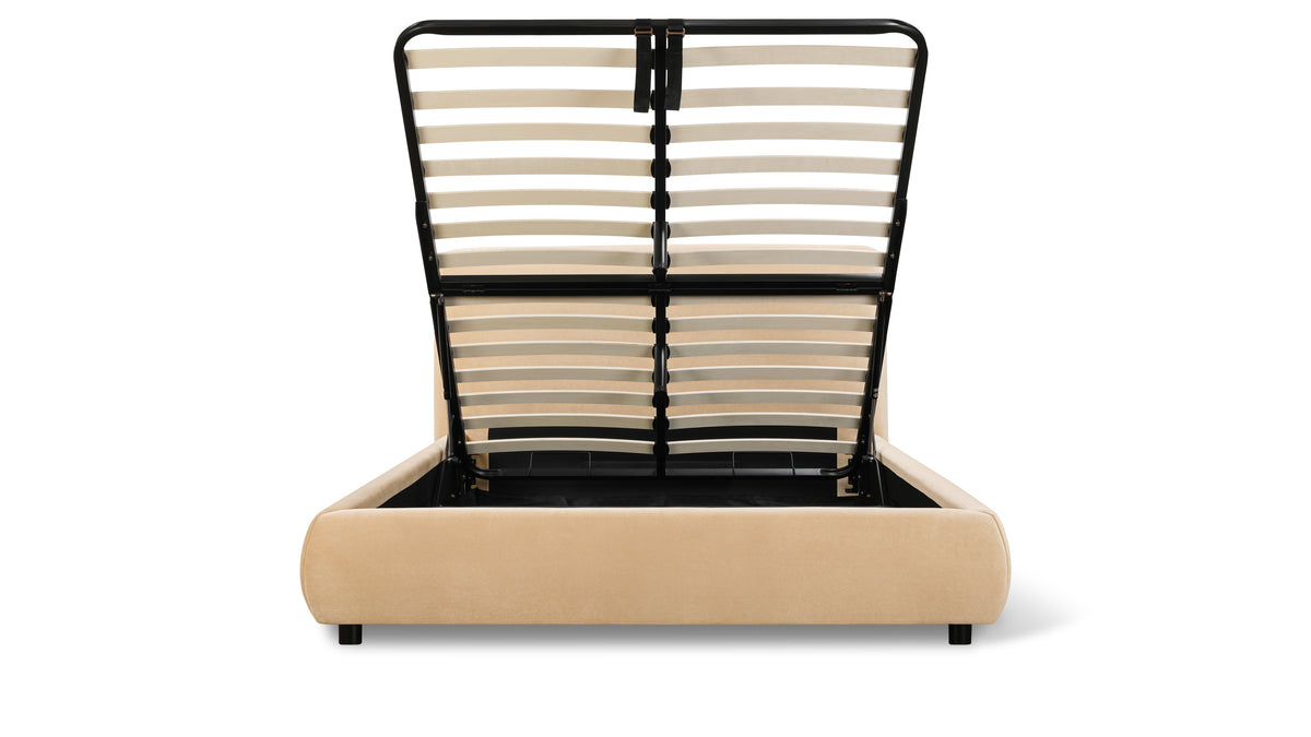 Dream Storage Bed, Full, Honey — alternate view