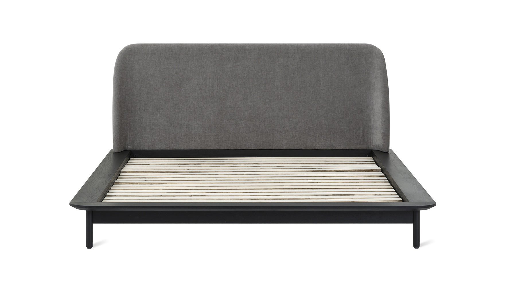 Easy Edge Bed, Queen, Black Oak
