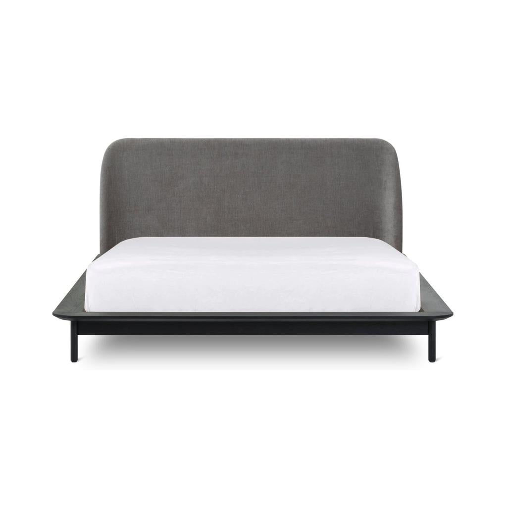 Easy Edge Bed, Queen, Black Oak