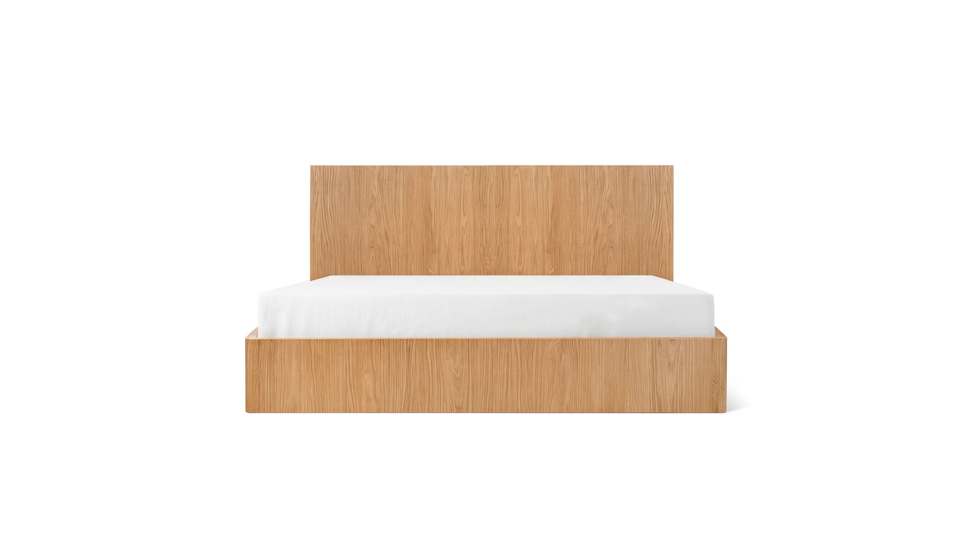 Form Storage Bed, Queen, White Oak_image
