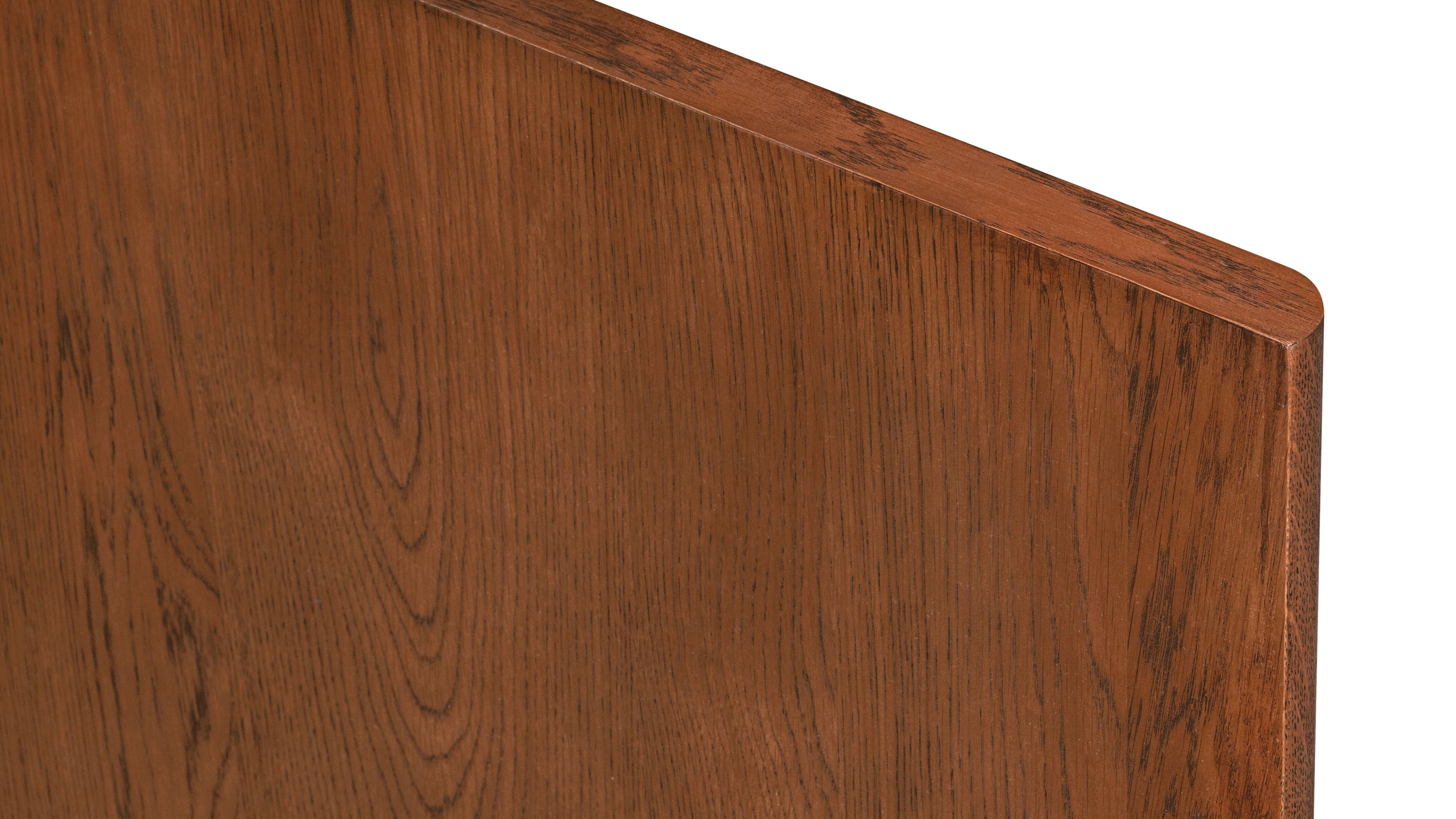 Form Bed with Storage, King, Stained Walnut