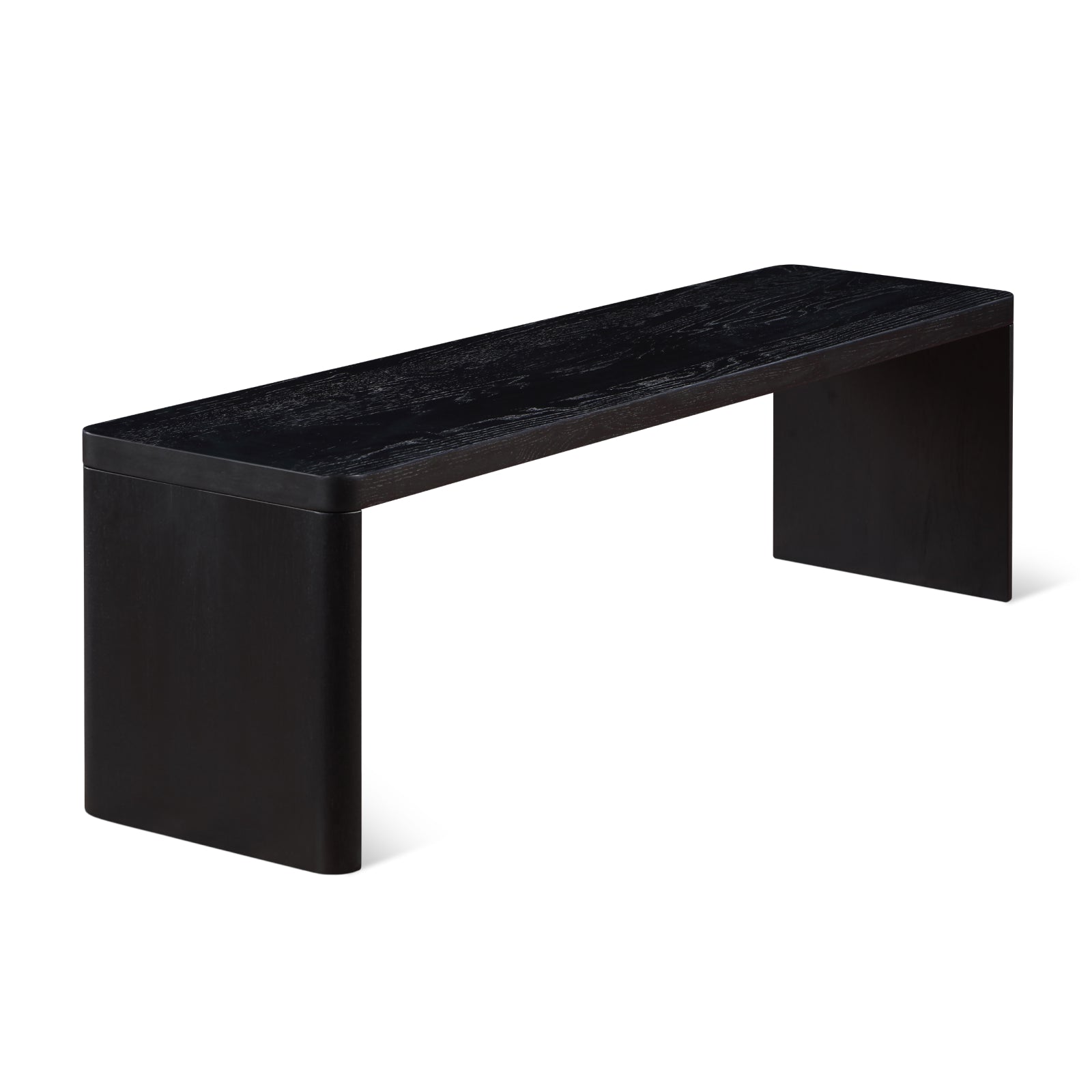 Form Bench, Seats 3, Black Oak - Image 6