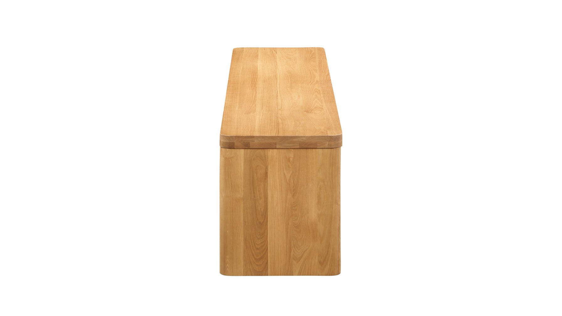 Form Bench, Seats 3, Oak