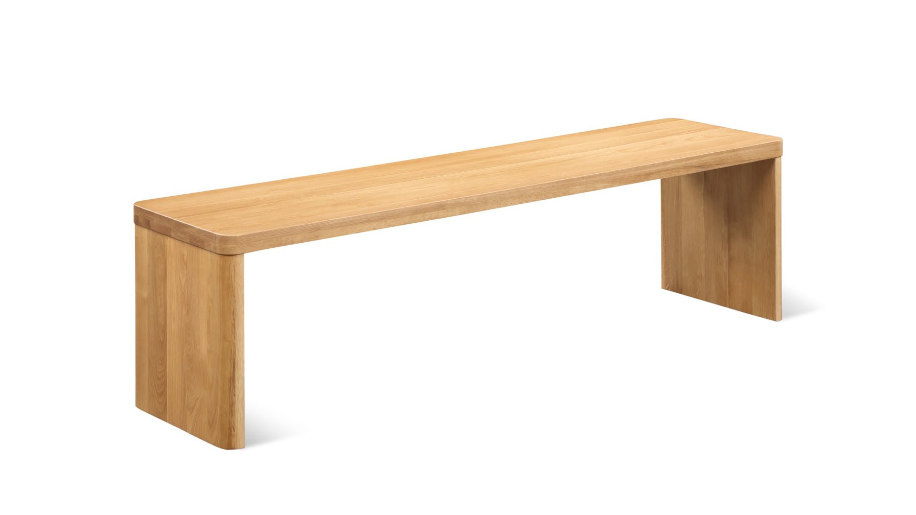 Form Bench, Seats 3, Oak