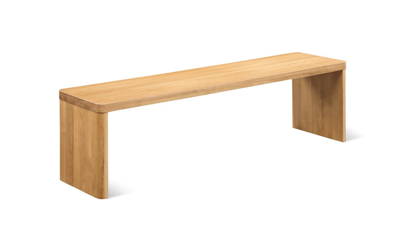 Form Bench, Seats 3, Oak