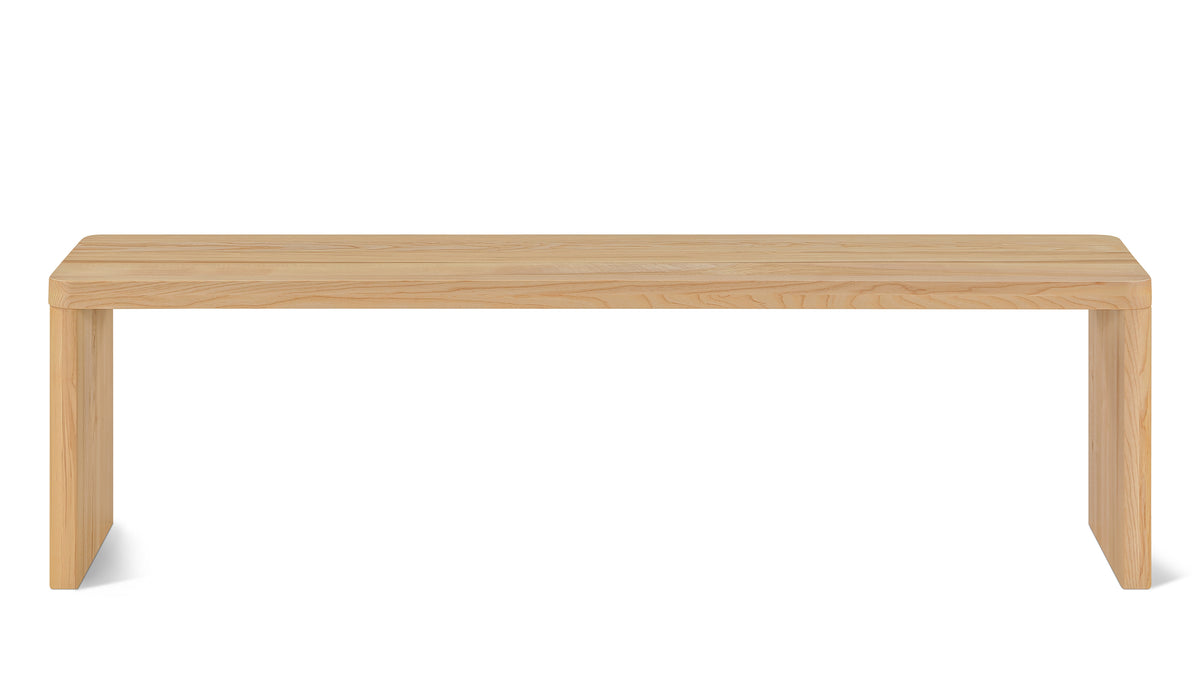 Form Bench, Seats 3, Ash