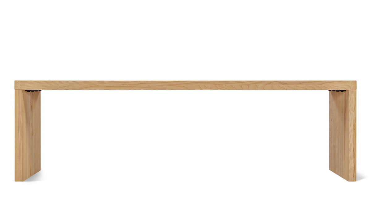 Form Bench, Seats 3, Ash