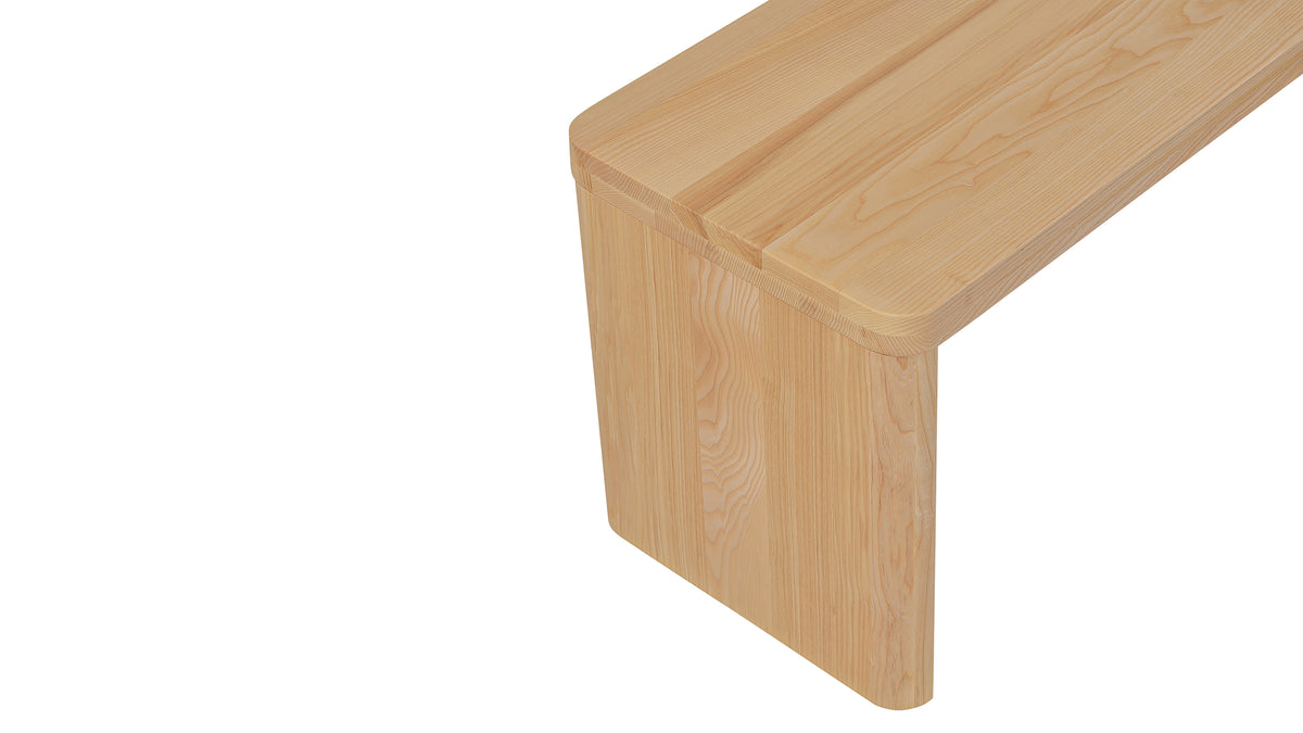 Form Bench, Seats 3, Ash