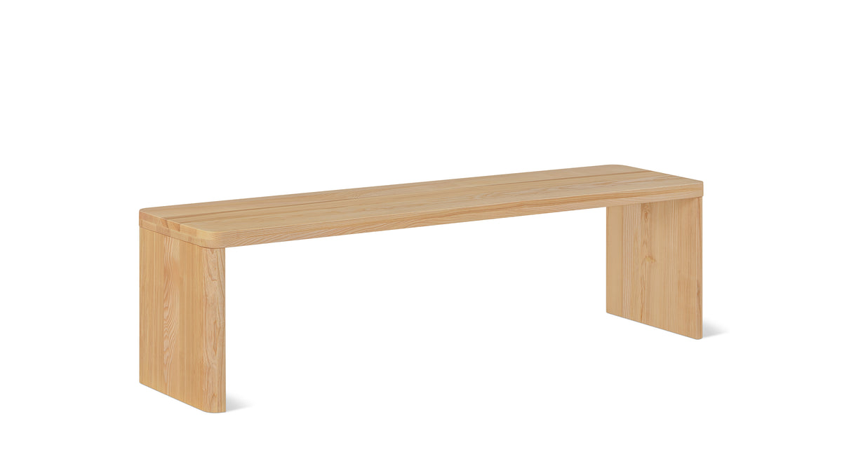 Form Bench, Seats 3, Ash