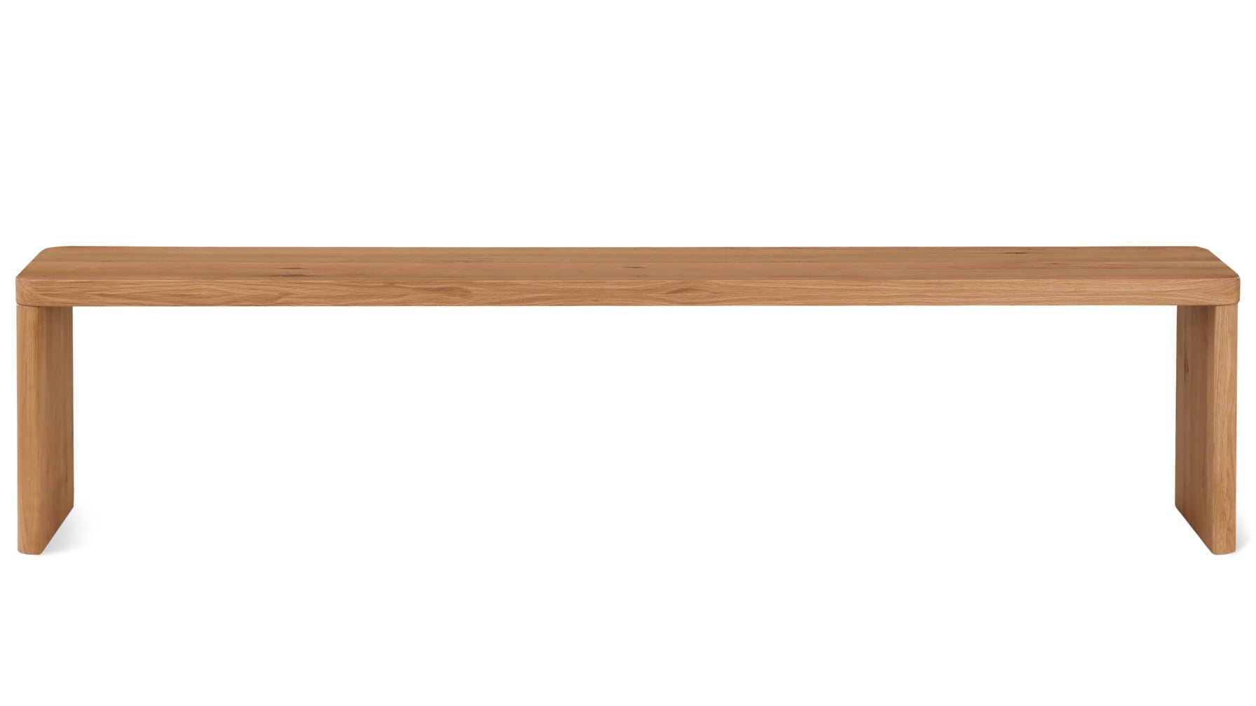 Form Bench, Seats 4, Oak