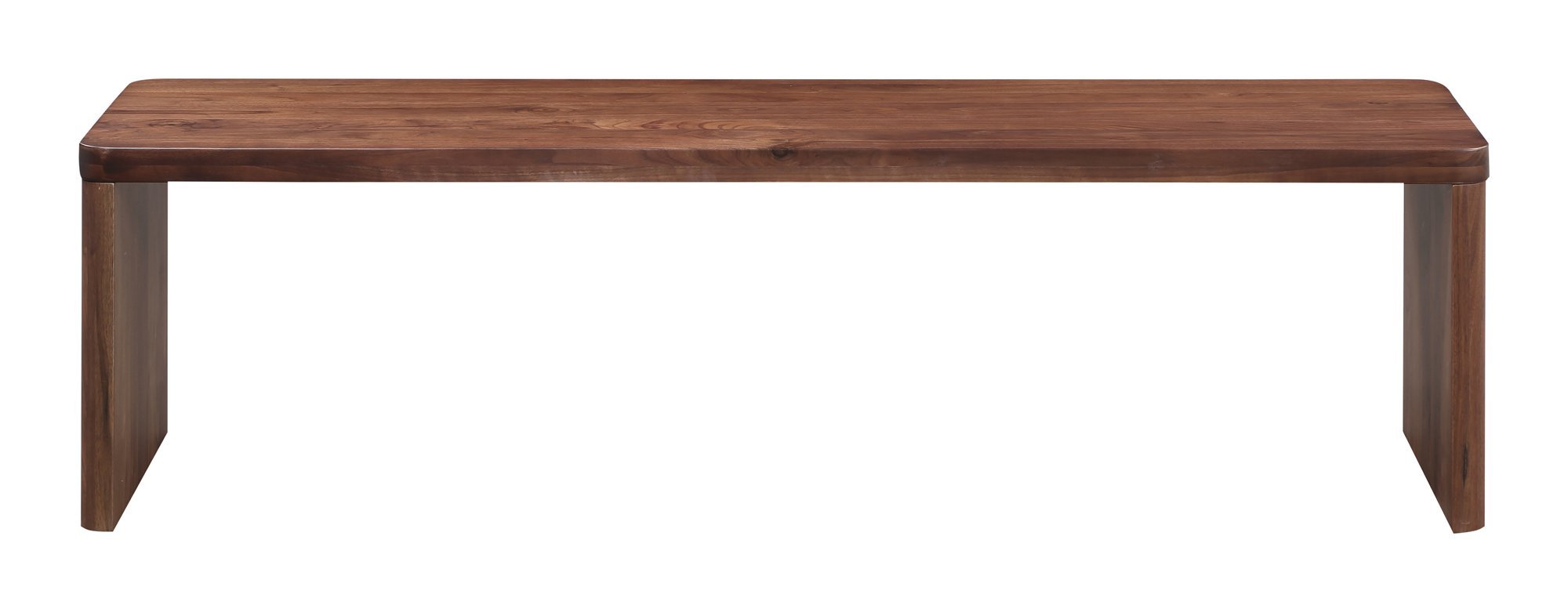 Form Bench, Seats 4, American Walnut
