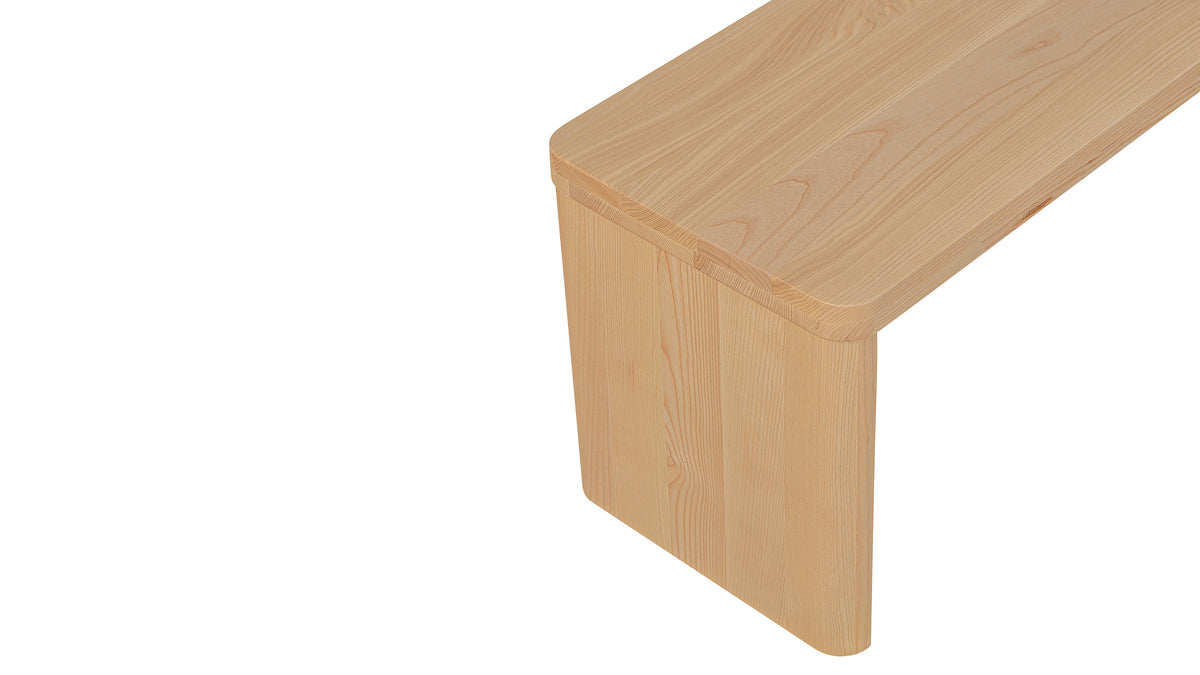 Form Bench, Seats 4, Ash
