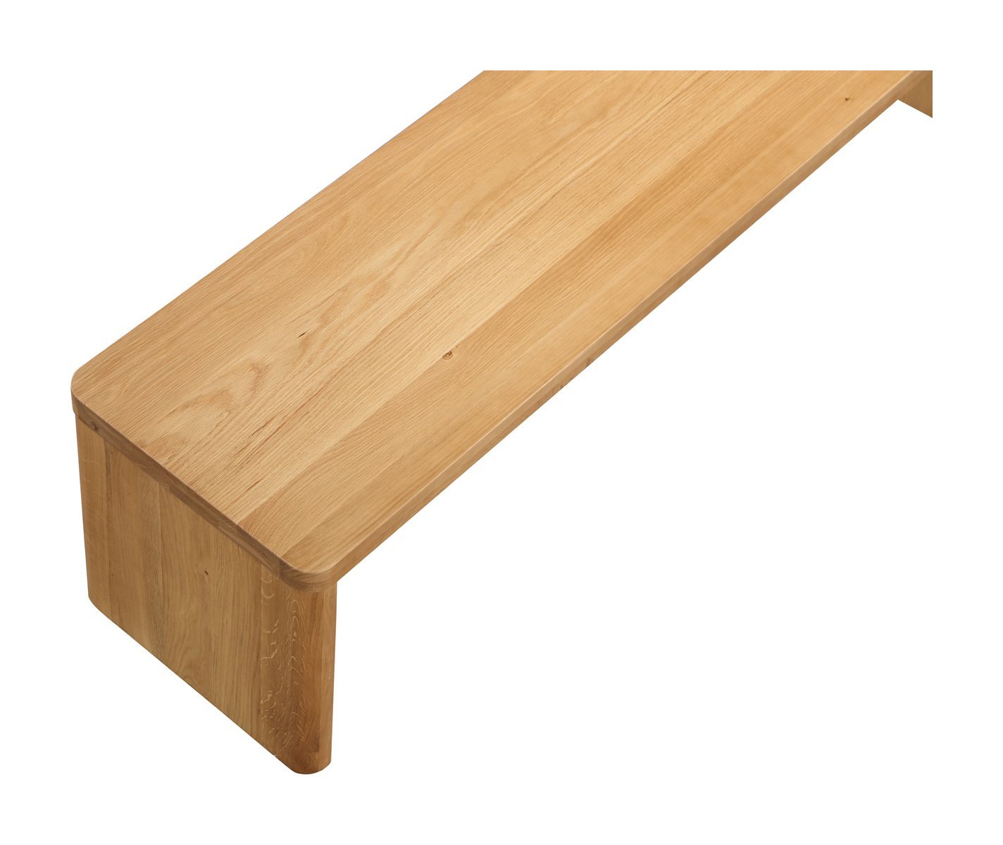 Form Bench, Seats 2, Oak