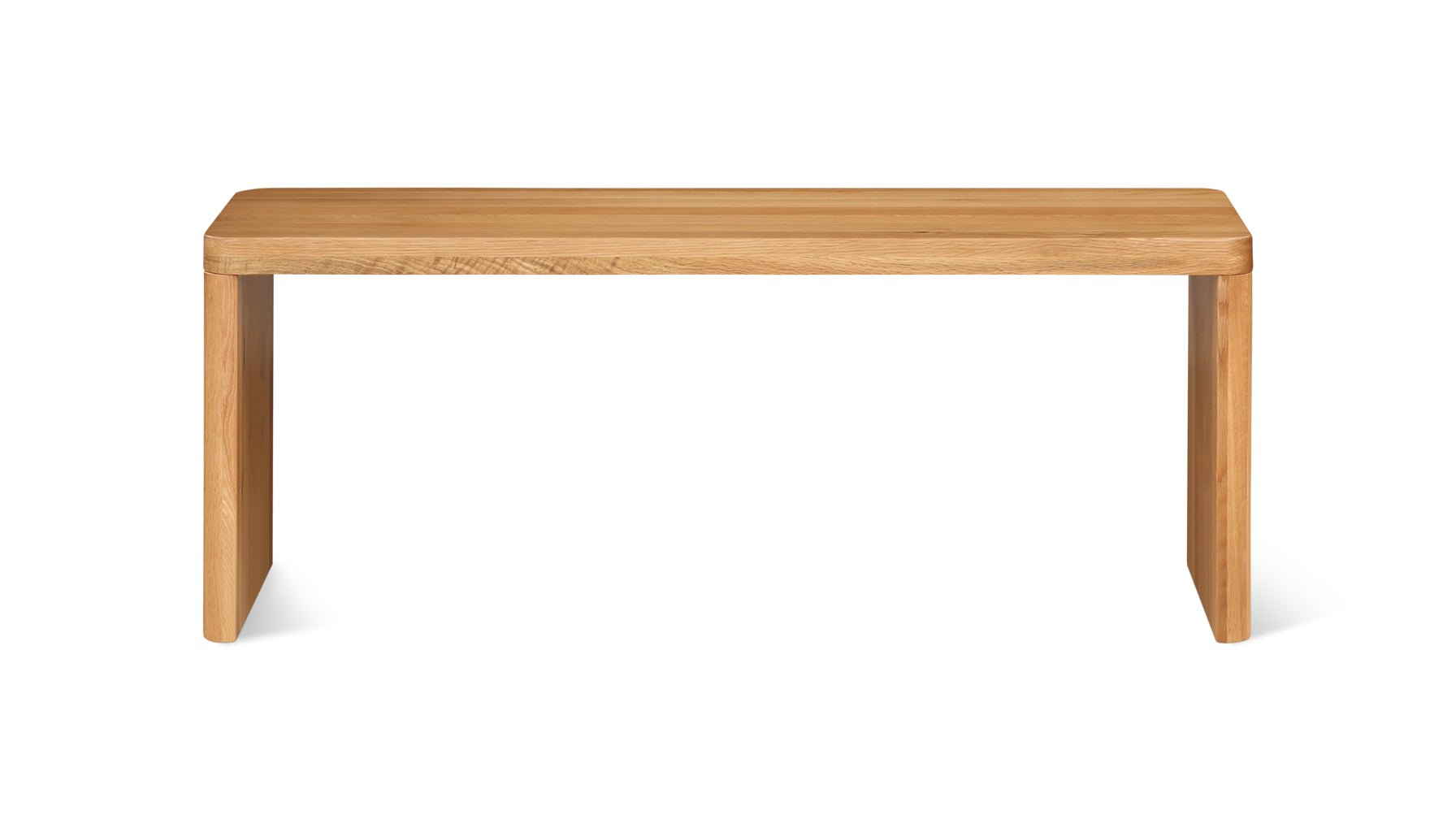 Form Bench, Seats 2, Oak