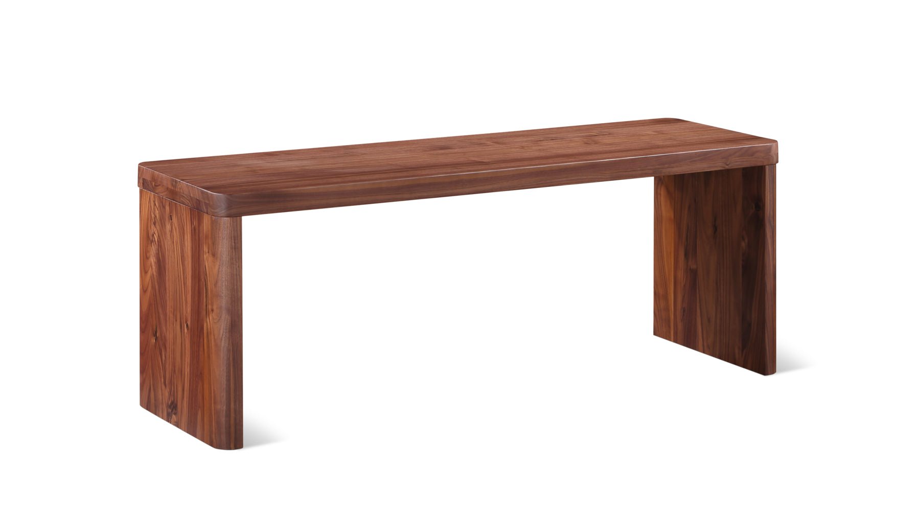 Form Bench, Seats 2, American Walnut - Sundays Company