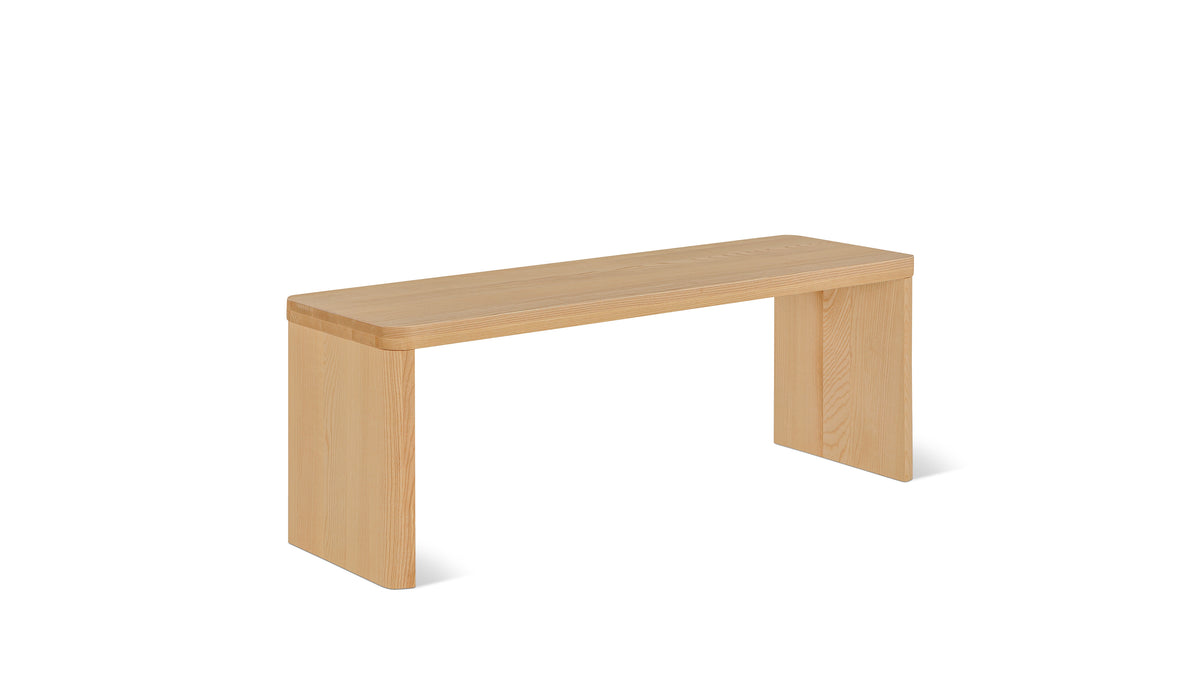 Form Bench, Seats 2, Ash
