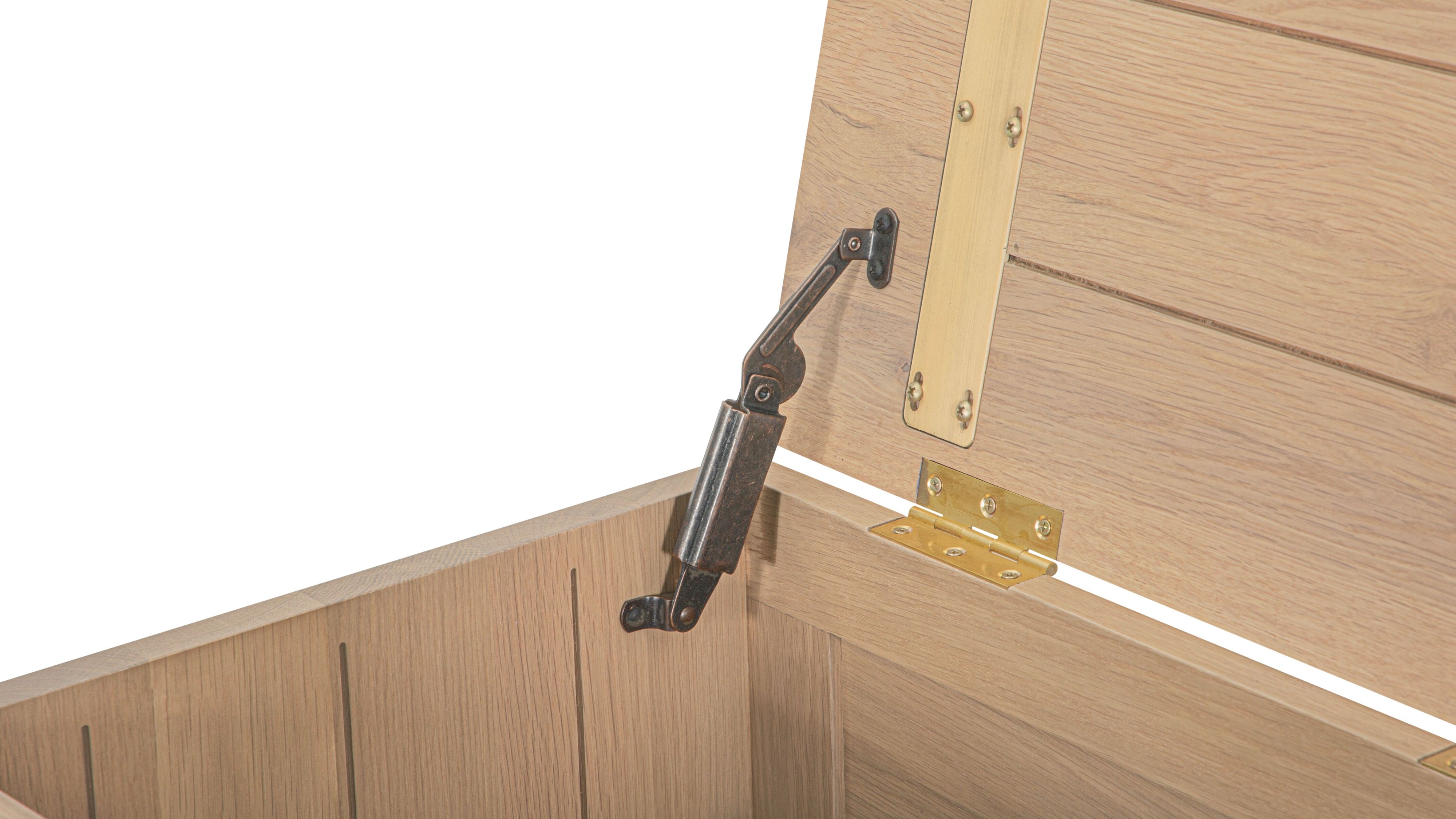 Everyday Storage Bench, Pale Oak