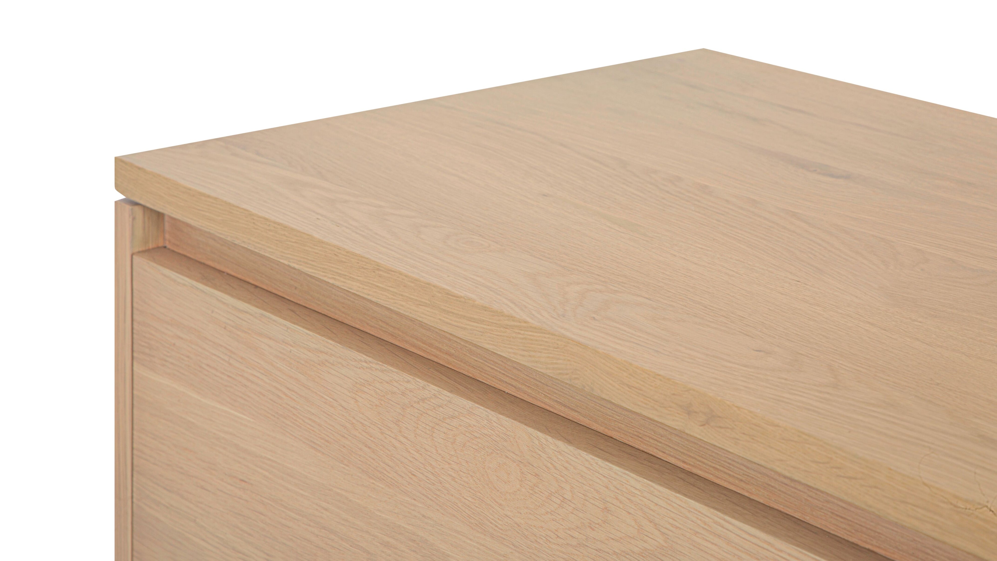 Everyday Storage Bench, Pale Oak