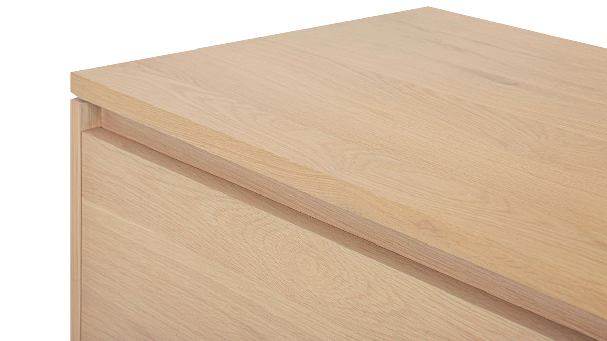 Everyday Storage Bench, Large, Pale Oak