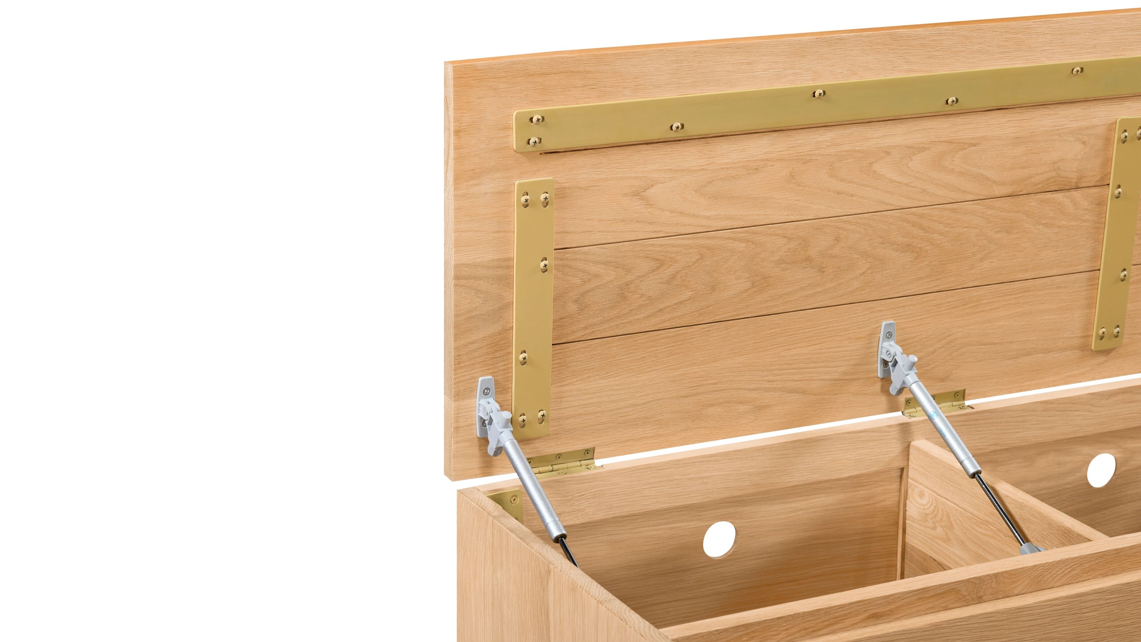 Everyday Storage Bench, Large, Oak