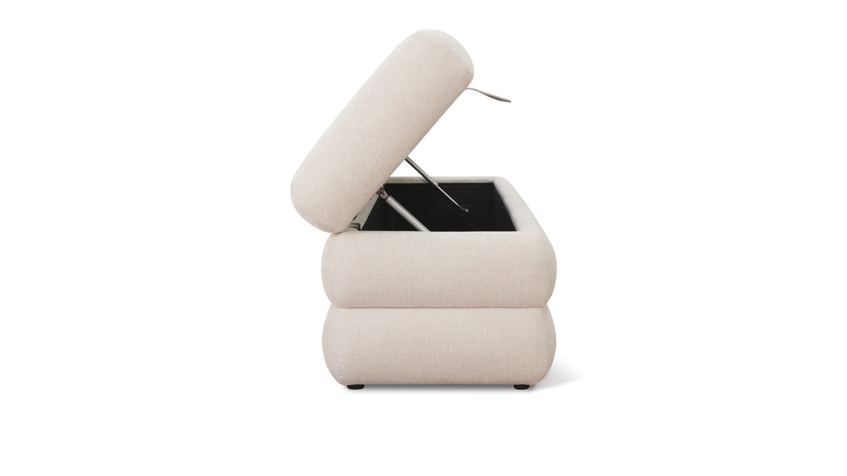 Short Stack Storage Bench, Latte — alternate view