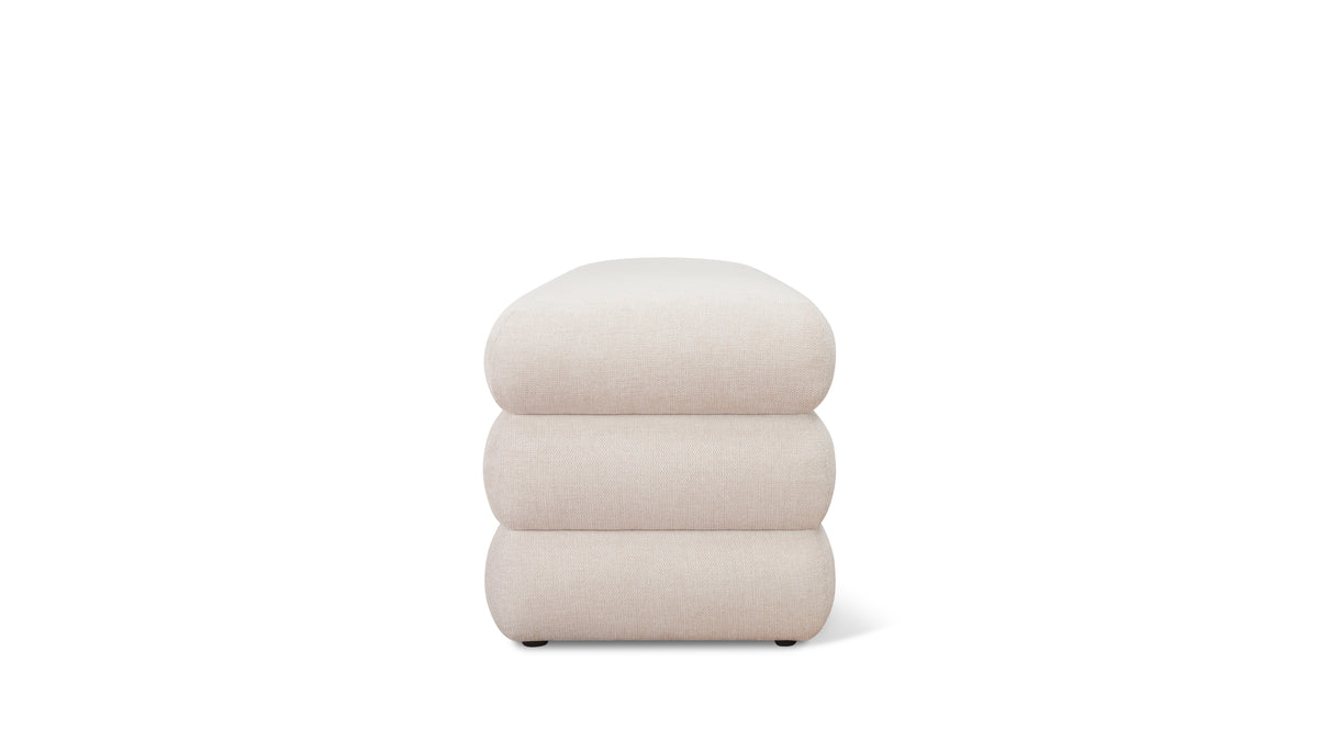 Short Stack Storage Bench, Latte — alternate view
