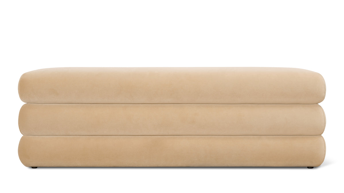 Short Stack Storage Bench, Honey — alternate view