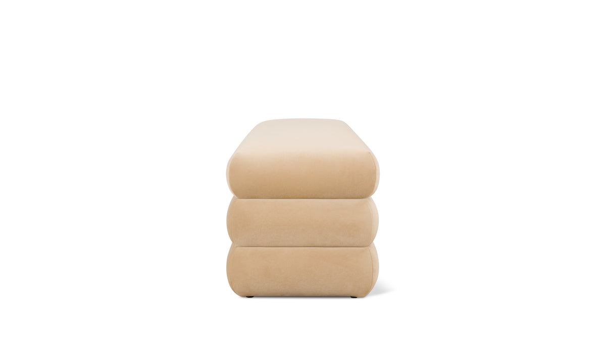 Short Stack Storage Bench, Honey — alternate view