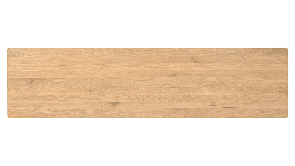 Bridge Bench, Seats 3, Oak