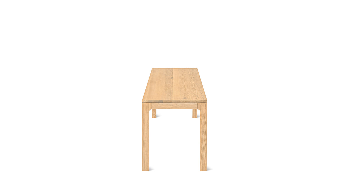 Bridge Bench, Seats 2, Oak — alternate view
