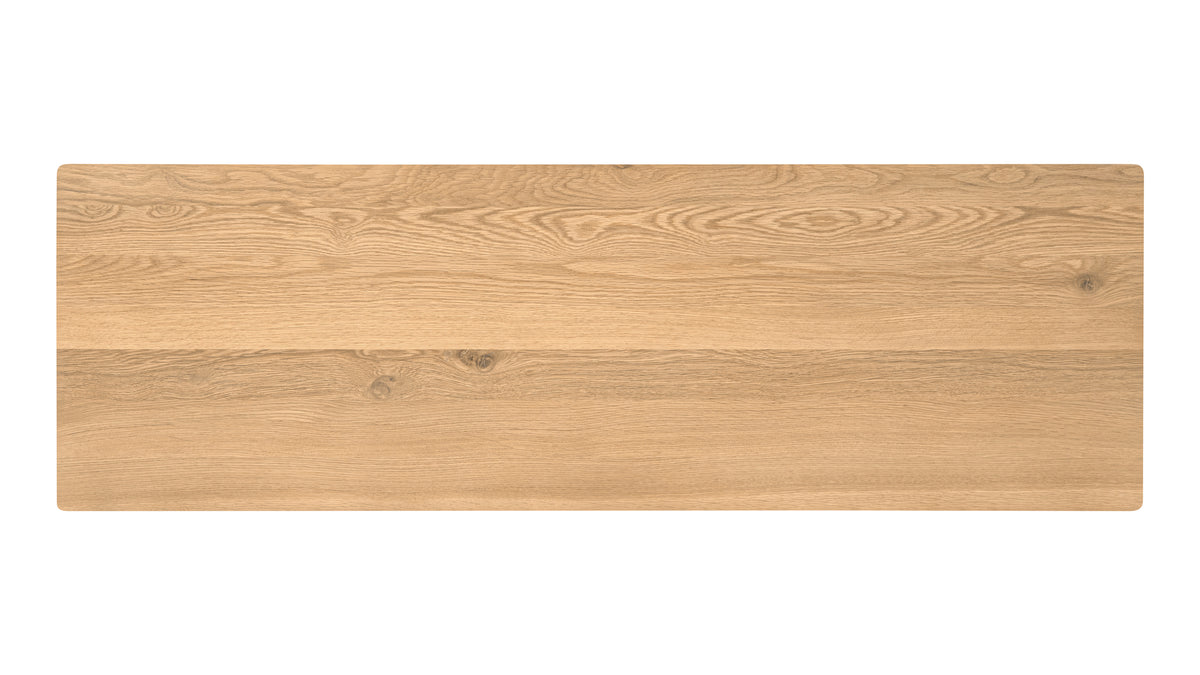 Bridge Bench, Seats 2, Oak