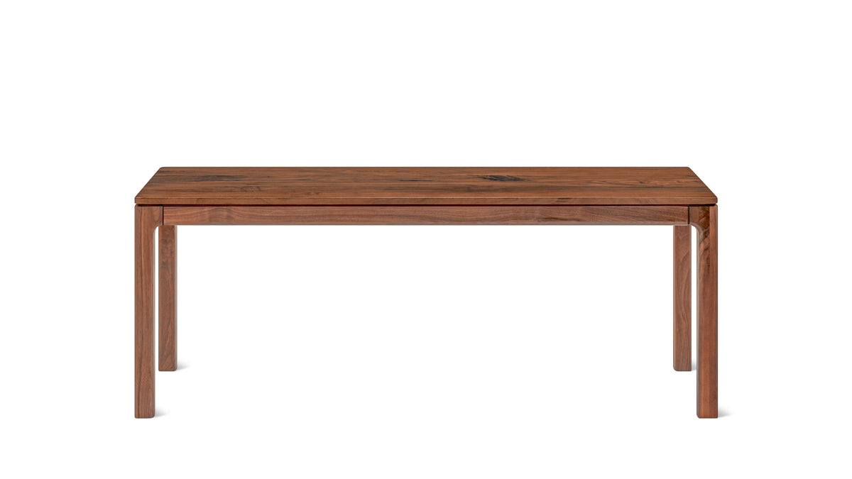 Bridge Bench, Seats 2, American Walnut — alternate view