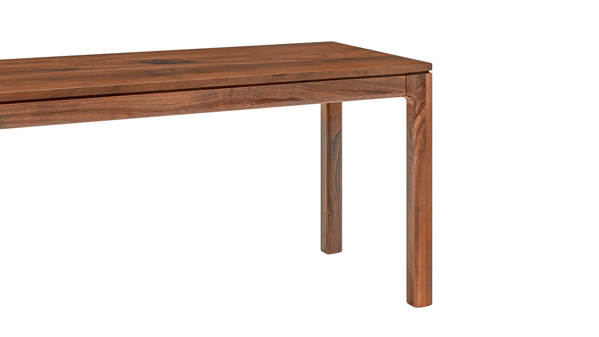 Bridge Bench, Seats 2, American Walnut — alternate view