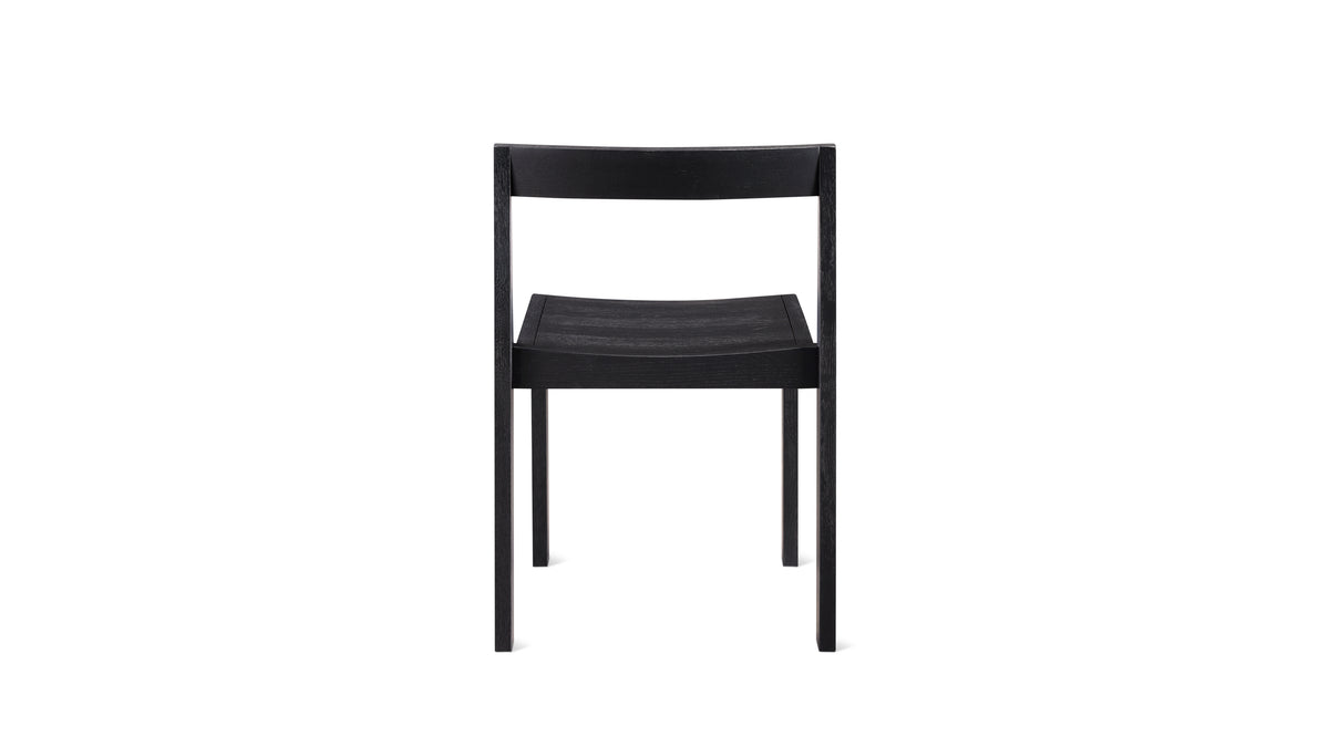 Plane Dining Chair (Set of Two), Black Oak