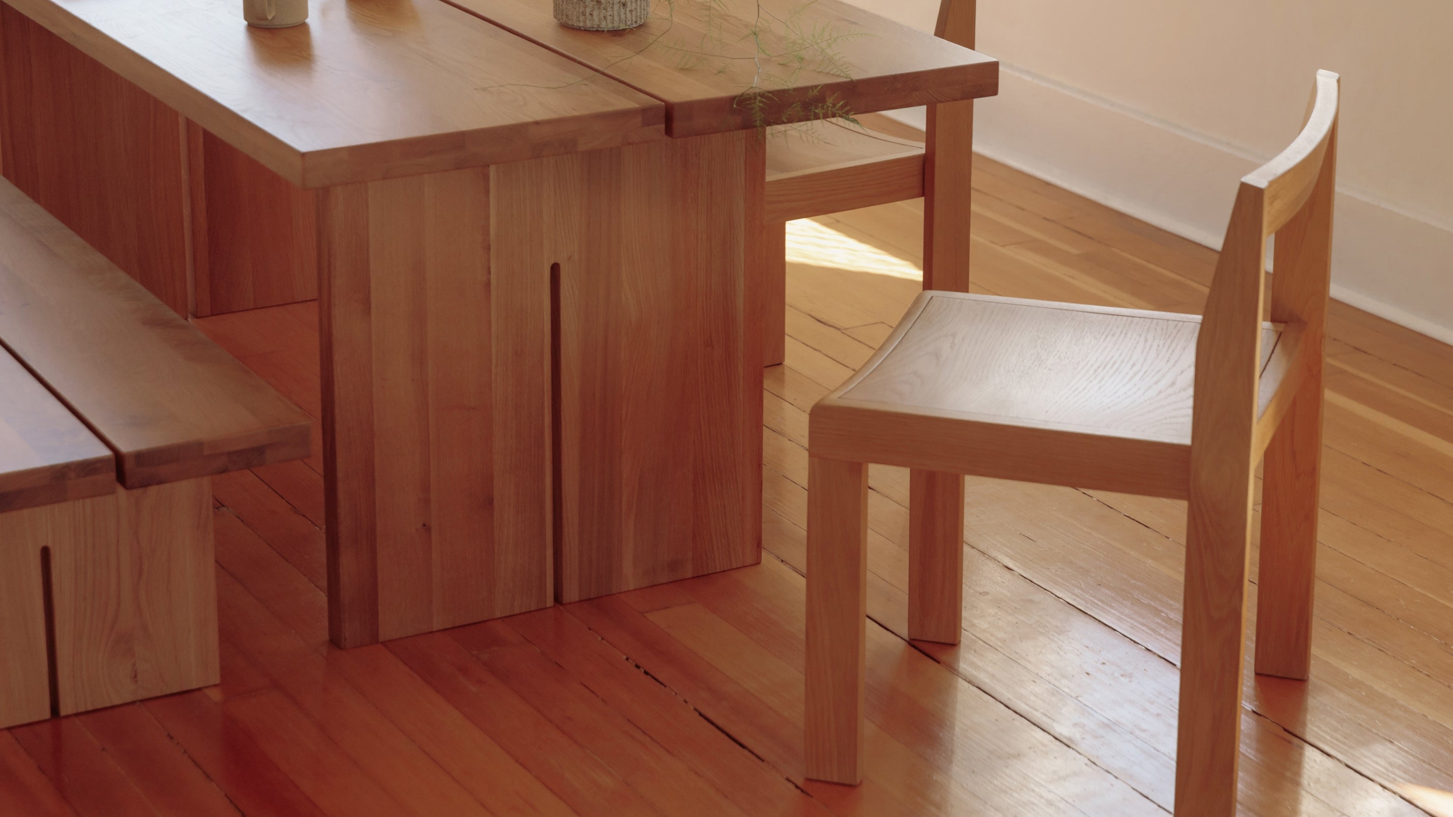 Plane Dining Chair (Set of Two), Oak