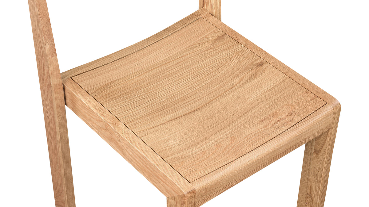 Plane Dining Chair (Set of Two), Oak