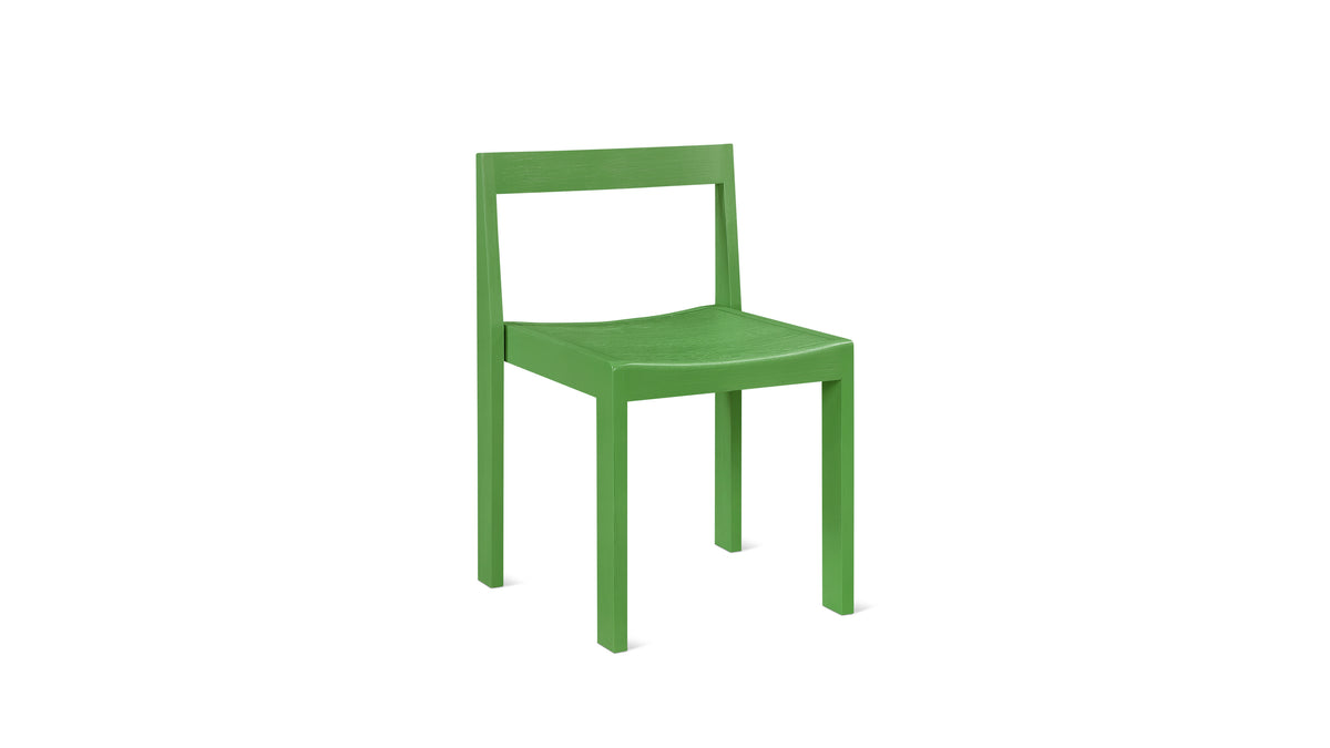 Plane Dining Chair (Set of Two), Evergreen